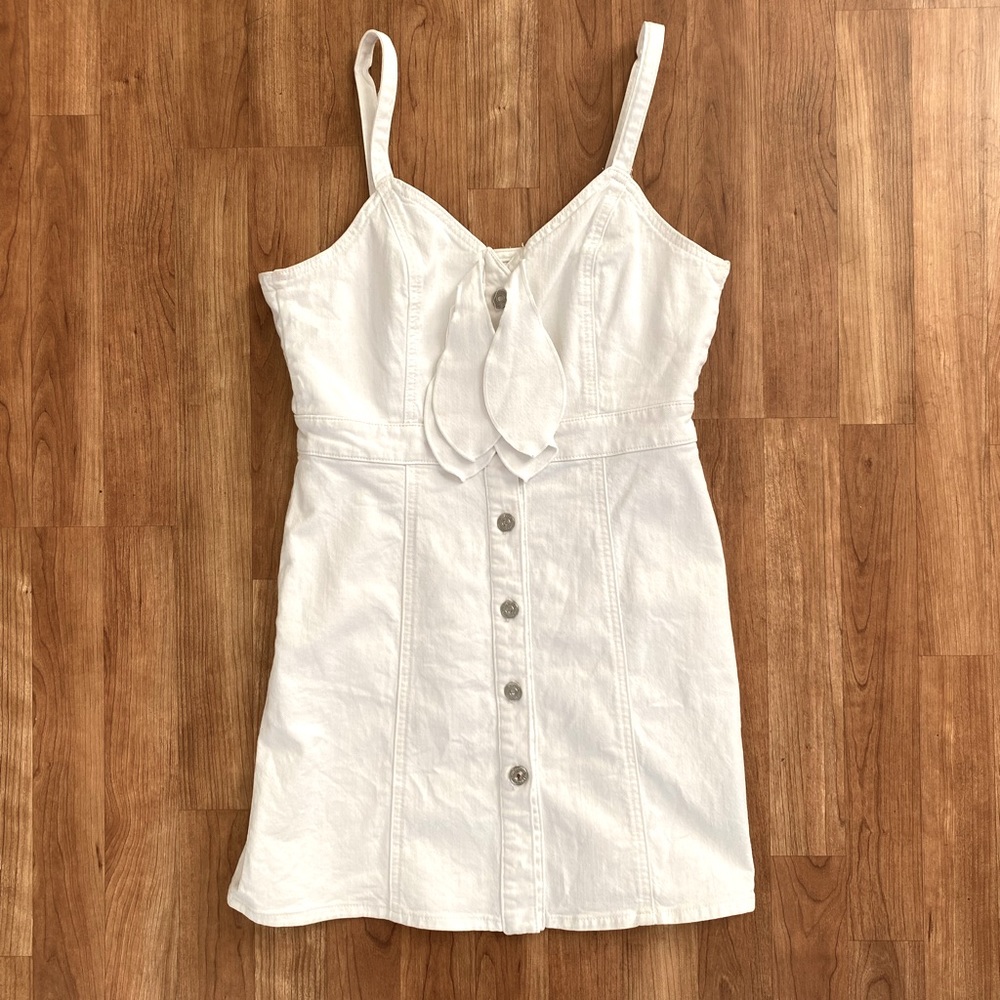 7 For All Mankind White Mini Dress Medium